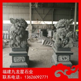 石雕獅子工廠報(bào)價(jià) 南方招財(cái)石獅子