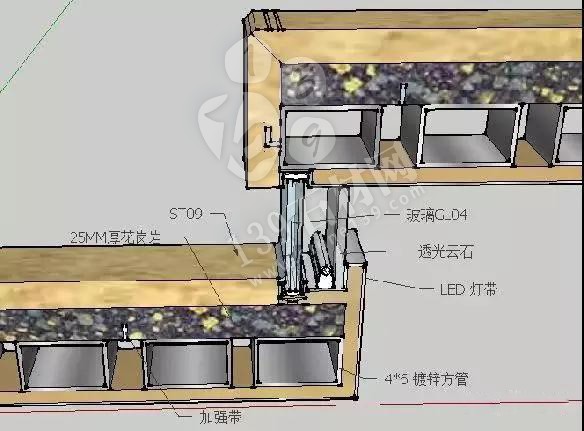 石材旋轉樓梯踏步開裂和踏步反光問題