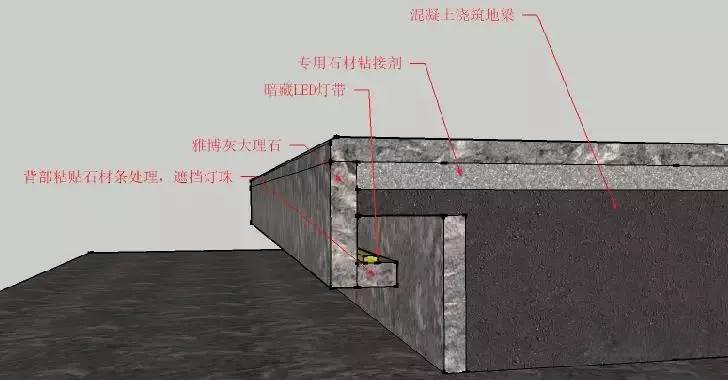 石材旋轉樓梯踏步開裂和踏步反光問題