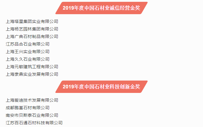 2019第十六屆中國(guó)石材風(fēng)云榜活動(dòng)圓滿(mǎn)落幕！